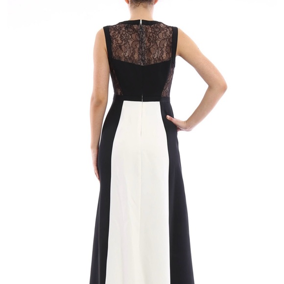 BCBGMaxAzria Maxi Gown Floor Length Black and White Size 2 - Picture 11 of 11
